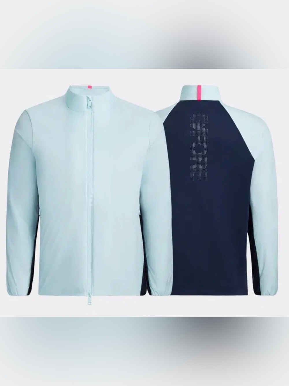 HTF Like new G/FORE Maverick Hybrid stretch performance golf Jacket blue & navy